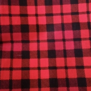 Red and White Checkered Print